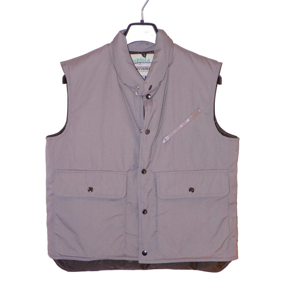 Northbilt Outerwear Duck Down Hunting Vest Tan Winter RARE Vintage